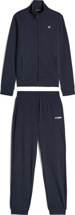 Freddy Tuta sportiva in interlock con felpa collo alto e zip