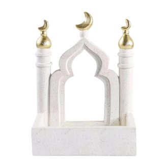 OEM Modelo De Torre De Mezquita Dorada Y Blanca, Decoraciones - 25393sn