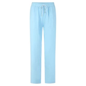 Marc Cain Ranchi Broek - Dames - Straight fit broeken - Blauw - XS - Katoen - Broeken