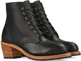 Red Wing Shoes Clara Boot in Black Boundary Leather at Nordstrom, Size 8.5