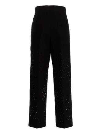 Nude Studded Trousers - Black