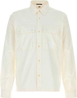 C.P. Company Ivory Poplin Shirt
