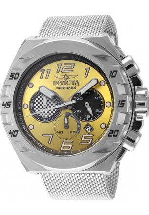 Invicta IN-47199 Mens Racing Watch - Silver - One Size