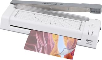 Olympia A 350 Combo Plastificadora Blanco Din A3