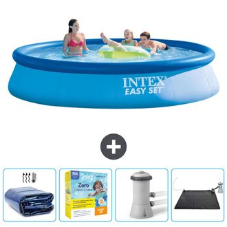 Intex Piscina Easy Set Redonda - 396x84 Cm - 7-piezas Scb11