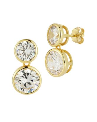 Sphera Milano 14K Gold Plated Cz Earrings
