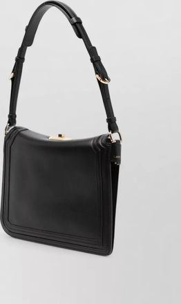 Lanvin lanvin logo leather clutch bag