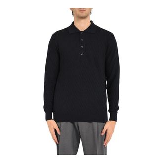 Paolo Pecora Heren, Truien, Blauw, Maat: 2XL Wol