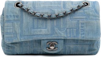 Chanel Classic Flap Denim Schoudertas