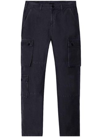John Elliott + Co side cargo-pocket detail trousers - men - Cotton - 1 - Black