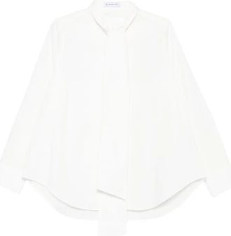 Manuel Ritz poplin cotton shirt - White
