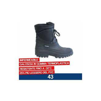 No Brand Stivali Tronchetto N.43 Invernali Mod.canadese Nero Maurer