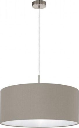Eglo Eglo - Lampadario a sospensione ø 53 x h 110 cm taupe e nickel opaco Pasteri