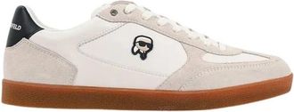 Karl Lagerfeld Kandidate Nft - Heren - Sneakers - Wit - 42 EU - Leer - Schoenen