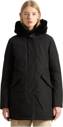 Woolrich Zwarte Arctic Parka - Dames - Parka Jassen - Zwart - L - Jassen