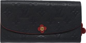 Louis Vuitton Emilie Navy Leather Wallet (Pre-Owned)
