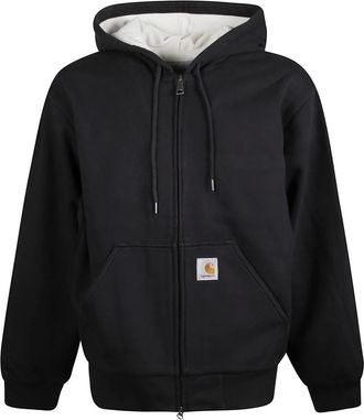 Carhartt Work in Progress Active Sweatshirt - Heren - Vesten met rits - Zwart - M - Hoodies & sweatvesten
