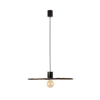 Faro Barcelona L&aacute;mpara Colgante Negra/rat&aacute;n &Oslash;600 Costas 68590-69