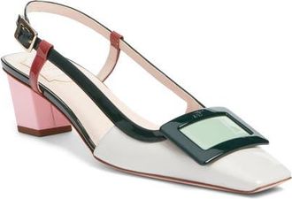 Roger Vivier Belle Vivier Slingback Pump in Light Pastel at Nordstrom, Size 8.5Us