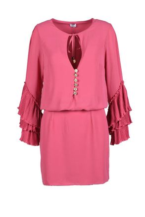 Gil Santucci Pink Polyester Dress