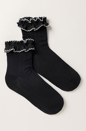 High Heel Jungle Sheer Frilly Socks