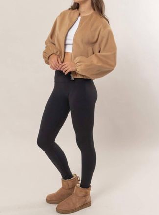 HYFVE Becca Balloon Jacket In Mocha