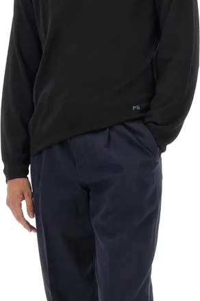 Paul Smith Logo-Embroidered Merino Wool Sweater - Black