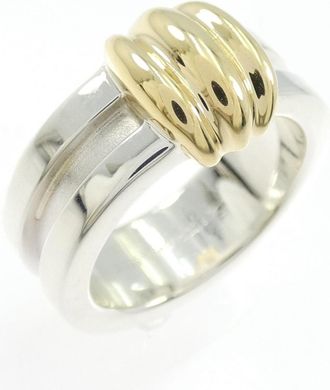 Tiffany & Co. Yellow Gold (18K) Silver 925 Band Ring (Pre-Owned)