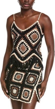 Elan Elan Fringe Bottom Tank Top