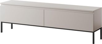 OEM Selsey Bemmi Mueble Tv Con Pies Negros - 150 Cm -beige