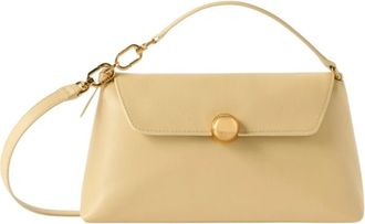 Furla Sfera Soft Mini Crossbody - Dames - Handtassen - Geel - ONE Size - Leer - Tassen