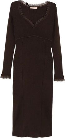 Twinset Mujer, Vestidos, Marr&oacute;n, Talla: L