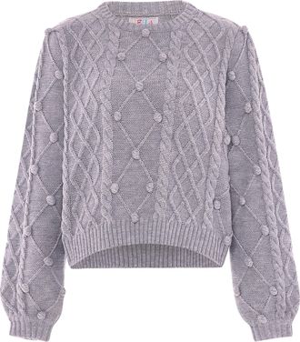 Izia Jumper Dames grijs melange