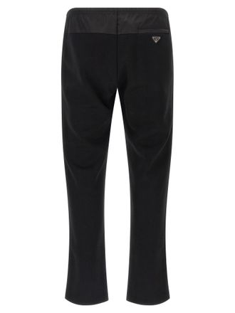 Prada Re-Nylon Band Joggers - Black