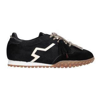 Gio+ Cielo Lage Sneakers - Dames - Schoenen - Zwart - Maat: 38 EU