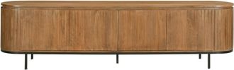Moloo Mueble de TV de madera maciza de 210 cm