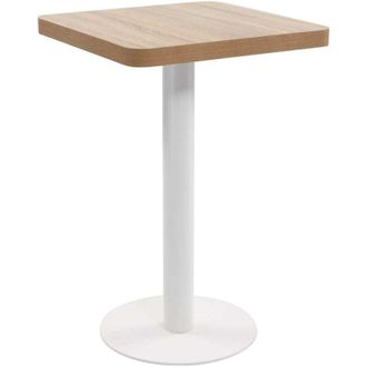 vidaXL Tavolo da Bistrot Marrone Chiaro 50x50 cm in mdf - Vidaxl