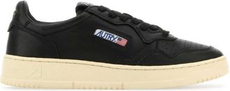 Autry Black Leather Medalist Sneakers