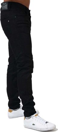 Replay Mens Slim Fit Jeans in Black - Size 38W/34L
