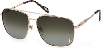 Just Cavalli SJC030 0493 Womens Sunglasses Gold Size 61