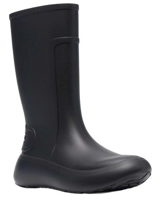 Ferragamo Gancini Debossed Fabric Rain Boot