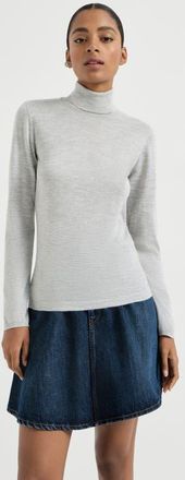 Brunello Cucinelli Cashmere and silk sweater in Light Grey at Nordstrom, Size Xx-Large Eu