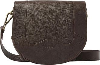 VIA VAI Mae Lizzy bruine crossbody tas - Dames - Schoudertassen - Bruin - ONE Size - Leer - Tassen