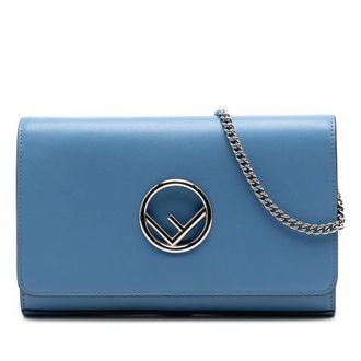 Fendi Pre-owned Fendi Calfskin F is Fendi Kan I Wallet on Chain Ladies RBYOCX8ICRHFI90N