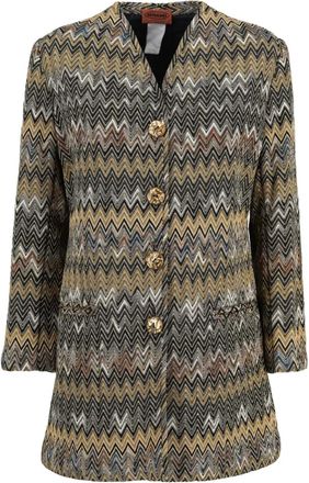 Missoni Giacca con motivo a zigzag - Verde