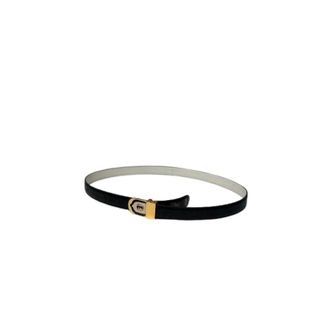 Gucci Pre-owned GG Logo Belt - female - Gucci Vintage - Vintage Belts - Black - ONE SIZE - Pre-owned