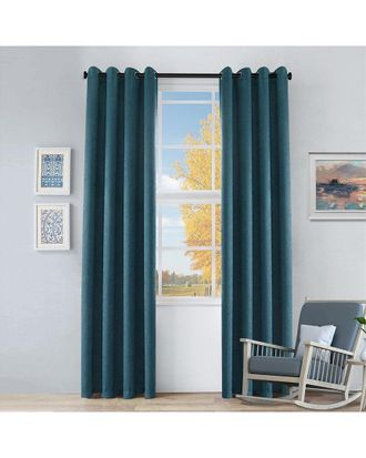 Superior 52X96 Senna Textured Blackout 2Pc Curtain Panel Set