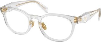 Prada Demo Oval Ladies Eyeglasses PR B06VD 12R1O1 52