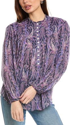 Isabel Marant Isabel Marant Etoile Zarga Silk-Blended Blouse