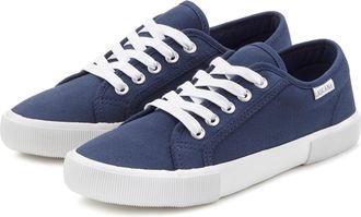 Lascana Sneaker LASCANA, Damen, Gr. 35, blau (marine), Obermaterial: 100% Textilmaterial. Decksohle: 100% Textilmaterial. Futter: 100% Textilmaterial. Laufsoh